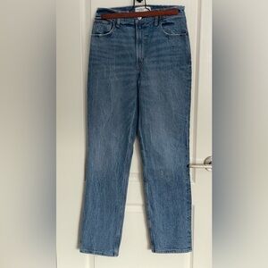 Abercrombie & Fitch The 90s Straight Ultra High Rise Jeans 27/4R Distressed